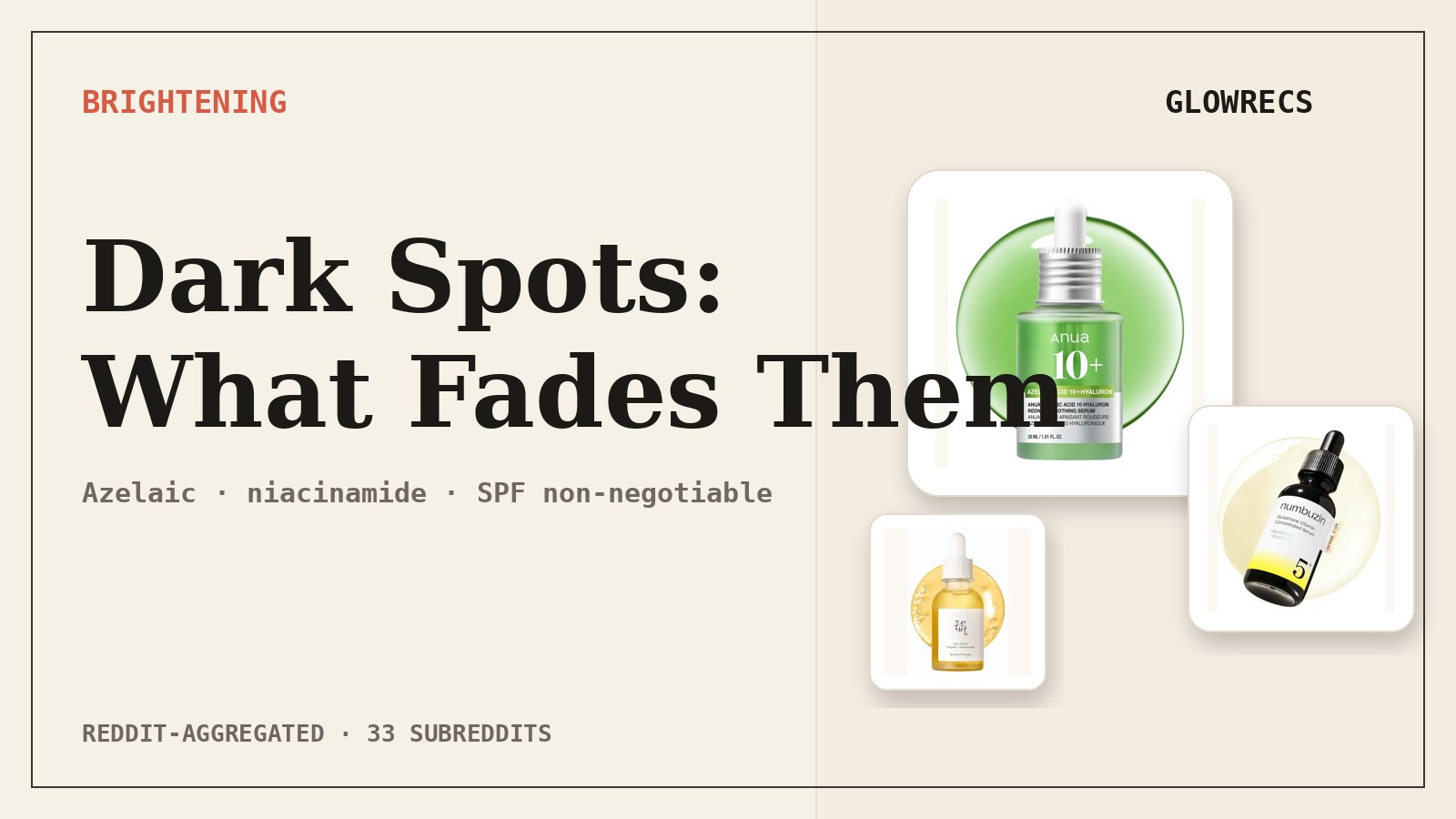 Korean Skincare for Dark Spots: Reddit Picks (2026)