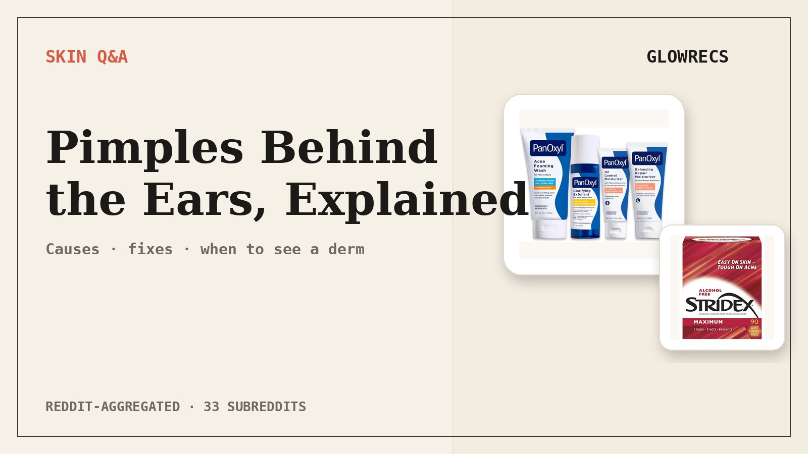 Pimples Behind Ears: Causes & Fixes Reddit Swears By