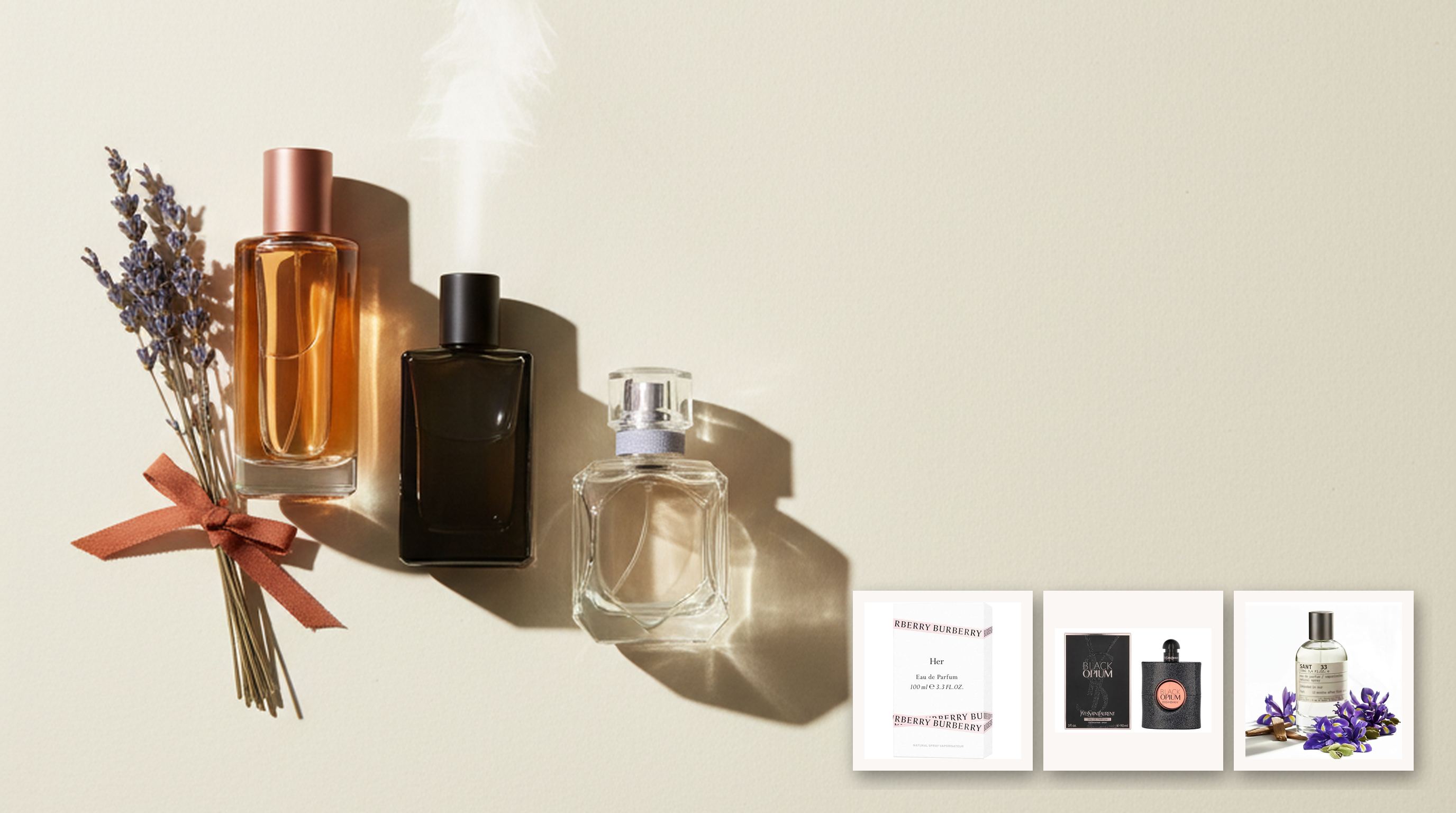 Best fragrances on Reddit — editorial flatlay of top picks